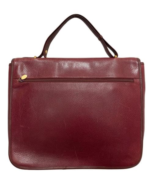 Cartier（カルティエ）Cartier (カルティエ) ビジネスバッグ ボルドーの古着・服飾アイテム