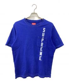 SUPREME（シュプリーム）の古着「Contrast Stitch Pocket Tee」｜ブルー