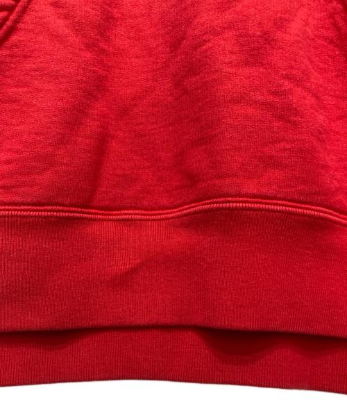 SUPREME（シュプリーム）Supreme (シュプリーム) Text Rib Hooded Sweatshirt レッド サイズ:Mediumの古着・服飾アイテム