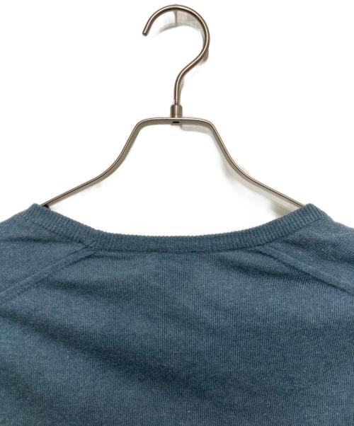Vivienne Westwood  GOLD LABEL（Vivienne Westwood GOLD LABEL）Vivienne Westwood  GOLD LABEL (Vivienne Westwood GOLD LABEL) オーブ刺繍ニット ブルー サイズ:Mの古着・服飾アイテム