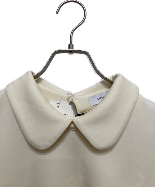 SHIPS any（シップスエニィ）SHIPS any (シップスエニィ) バイカラー ショートスリーブ プルオーバー アイボリー サイズ:ONESIZE 未使用品の古着・服飾アイテム