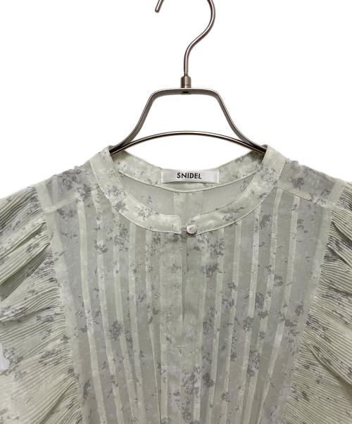 Snidel（スナイデル）Snidel (スナイデル) Sustainableフリルワンピース グリーン サイズ:SIZE 0の古着・服飾アイテム