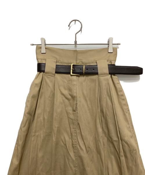 Snidel（スナイデル）Snidel (スナイデル) チノワイドスカート ベージュ サイズ:SIZE 0の古着・服飾アイテム