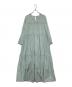ne quittez pas（ヌキテパ）の古着「Cotton Voile Tiered Dress」｜ブルー