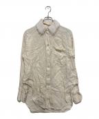 PRANK PROJECTプランクプロジェクト）の古着「Feather Collar Shirt」｜アイボリー
