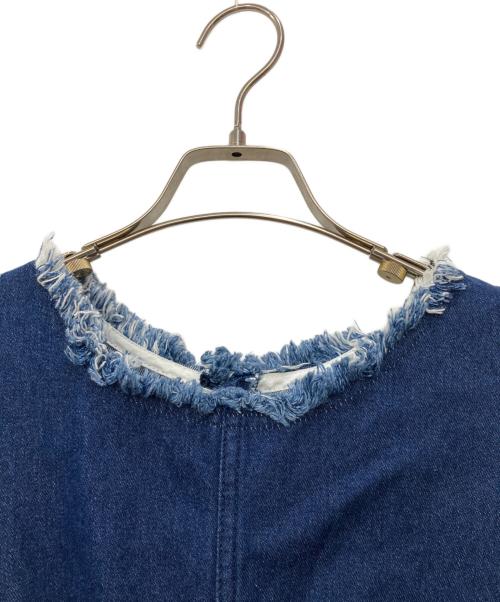 Adam et Rope（アダム エ ロペ）Adam et Rope (アダム エ ロペ) ウエストダーツデニムワンピース インディゴ サイズ:F 未使用品の古着・服飾アイテム