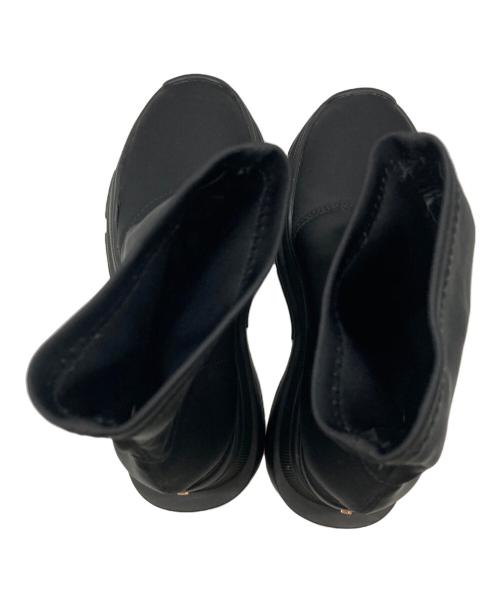 YELLO（イエロ）YELLO (イエロ) DOUBLE SNEAKER SHORT BOOTS ブラック サイズ:Mの古着・服飾アイテム