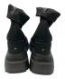 中古・古着 YELLO (イエロ) DOUBLE SNEAKER SHORT BOOTS ブラック サイズ:M：8000円