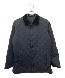 BURBERRY LONDON（バーバリーロンドン）の古着「リバーシブルキルティングジャケット」｜ネイビー