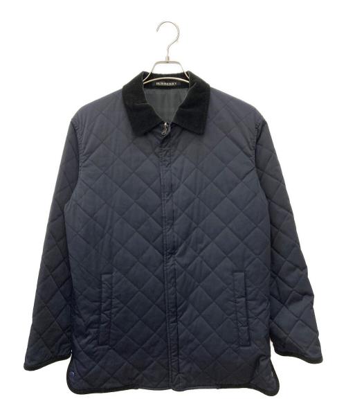 BURBERRY LONDON（バーバリーロンドン）BURBERRY LONDON (バーバリーロンドン) リバーシブルキルティングジャケット ネイビー サイズ:Ｍの古着・服飾アイテム