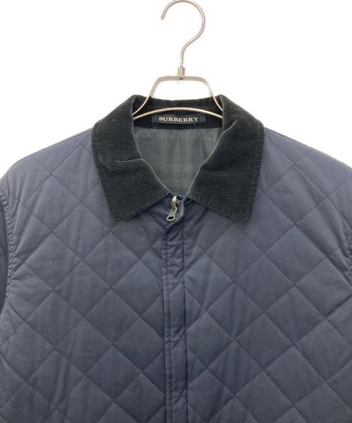 BURBERRY LONDON（バーバリーロンドン）BURBERRY LONDON (バーバリーロンドン) リバーシブルキルティングジャケット ネイビー サイズ:Ｍの古着・服飾アイテム