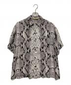 SCHOTT BROS.ショットブロス）の古着「RAYON SHIRT PYTHON」｜ホワイト