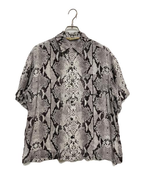 SCHOTT BROS.（ショットブロス）SCHOTT BROS. (ショットブロス) RAYON SHIRT PYTHON ホワイト サイズ:Sの古着・服飾アイテム