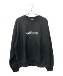 stussy（ステューシー）の古着「SS Link Crew  スウェット」｜ブラック