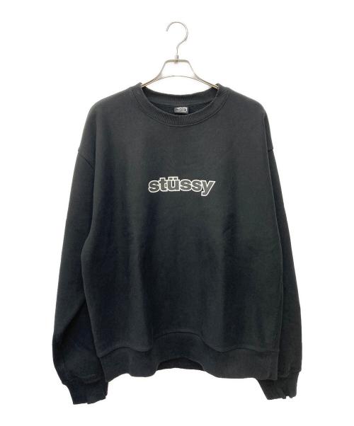 stussy（ステューシー）stussy (ステューシー) SS Link Crew  スウェット ブラック サイズ:XLの古着・服飾アイテム