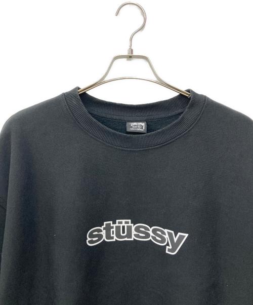 stussy（ステューシー）stussy (ステューシー) SS Link Crew  スウェット ブラック サイズ:XLの古着・服飾アイテム