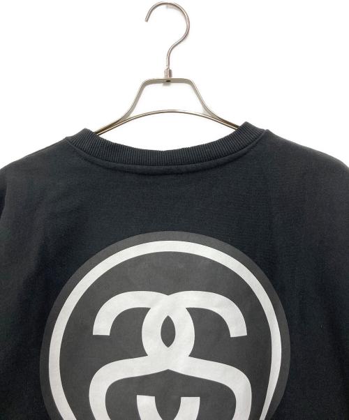 stussy（ステューシー）stussy (ステューシー) SS Link Crew  スウェット ブラック サイズ:XLの古着・服飾アイテム