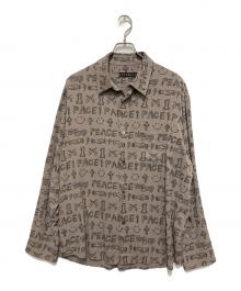 roarguns（ロアーガンズ）の古着「GRAFFITI PRINT SHIRT」｜ベージュ