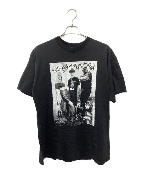 stussy（ステューシー）stussy (ステューシー) Tribe Exclusive TEE ブラック サイズ:XLの古着・服飾アイテム