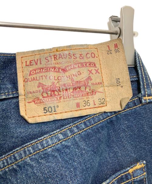LEVI'S（リーバイス）LEVI'S (リーバイス) stussy (ステューシー) リペア加工501デニムパンツ インディゴ サイズ:W36　L32の古着・服飾アイテム