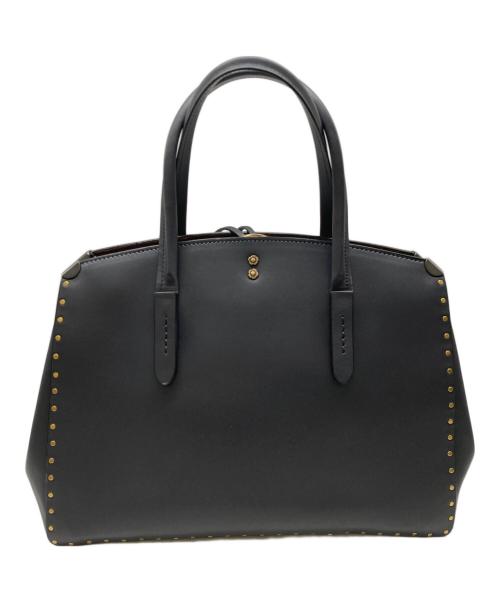COACH（コーチ）COACH (コーチ) Cooper Carryall With Rivets ブラックの古着・服飾アイテム