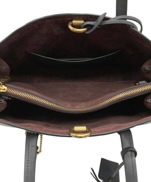 COACH（コーチ）COACH (コーチ) Cooper Carryall With Rivets ブラックの古着・服飾アイテム