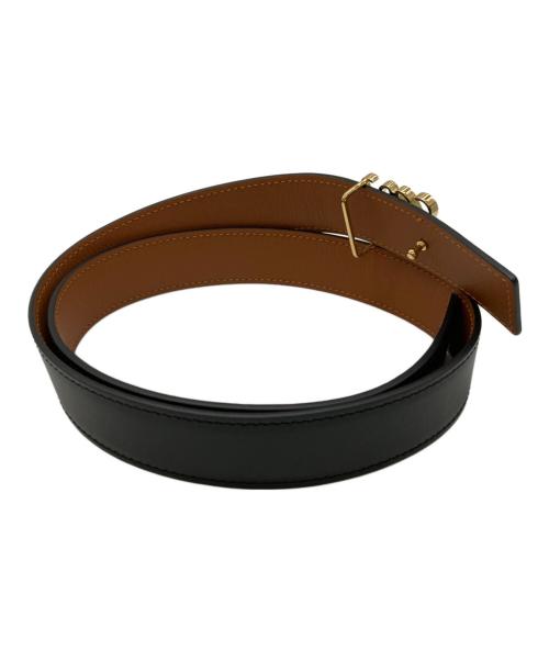 LOEWE（ロエベ）LOEWE (ロエベ) リバーシブル アナグラム ベルト ブラウン サイズ:SIZE　83/34の古着・服飾アイテム