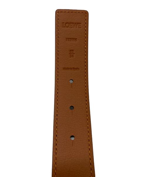 LOEWE（ロエベ）LOEWE (ロエベ) リバーシブル アナグラム ベルト ブラウン サイズ:SIZE　83/34の古着・服飾アイテム