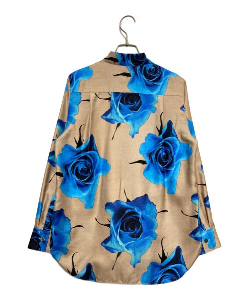 PAUL SMITH（ポールスミス）Paul Smith (ポールスミス) Monarch Rose プリントシャツ ベージュ サイズ:38の古着・服飾アイテム