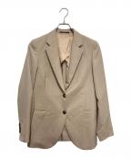 PAUL SMITHポールスミス）の古着「ウィメンズ ピンヘッド シングルジャケット」｜ベージュ