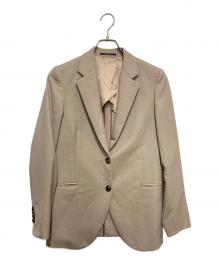 PAUL SMITH（ポールスミス）の古着「ウィメンズ ピンヘッド シングルジャケット」｜ベージュ