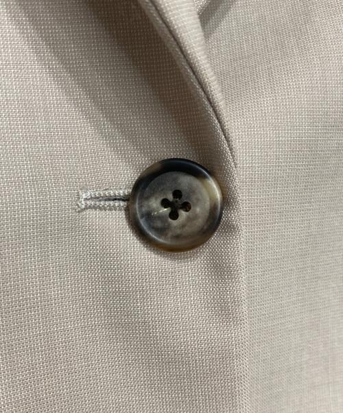 PAUL SMITH（ポールスミス）Paul Smith (ポールスミス) ウィメンズ ピンヘッド シングルジャケット ベージュ サイズ:38の古着・服飾アイテム