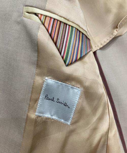 PAUL SMITH（ポールスミス）Paul Smith (ポールスミス) ウィメンズ ピンヘッド シングルジャケット ベージュ サイズ:38の古着・服飾アイテム