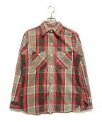 WAREHOUSEウエアハウス）の古着「ネルシャツ」｜レッド