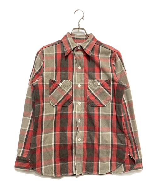 WAREHOUSE（ウエアハウス）WAREHOUSE (ウエアハウス) ネルシャツ レッド サイズ:SMALLの古着・服飾アイテム