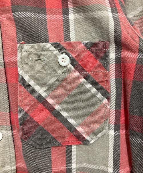 WAREHOUSE（ウエアハウス）WAREHOUSE (ウエアハウス) ネルシャツ レッド サイズ:SMALLの古着・服飾アイテム