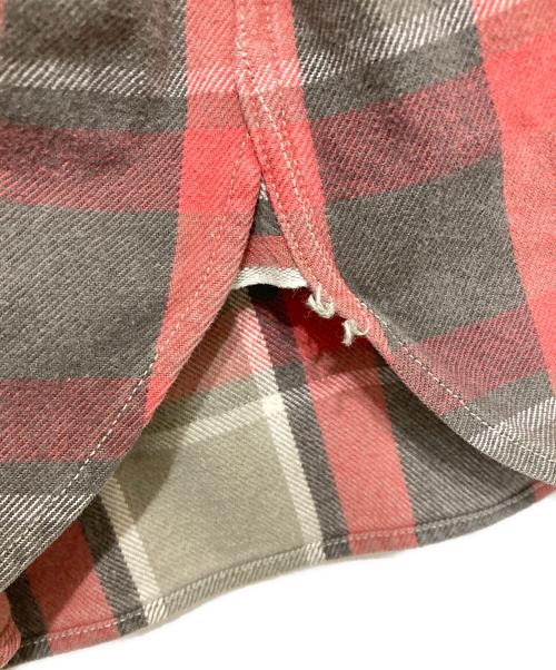 WAREHOUSE（ウエアハウス）WAREHOUSE (ウエアハウス) ネルシャツ レッド サイズ:SMALLの古着・服飾アイテム