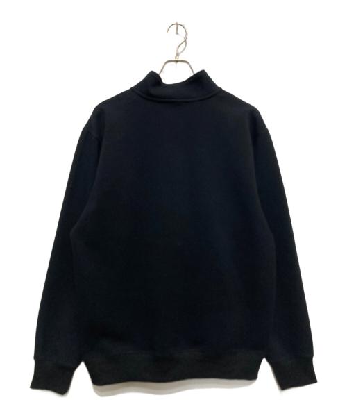New Era（ニューエラ）New Era (ニューエラ) ハーフジップスウェット ブラック サイズ:XXLの古着・服飾アイテム