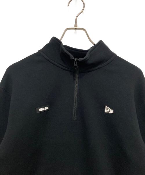 New Era（ニューエラ）New Era (ニューエラ) ハーフジップスウェット ブラック サイズ:XXLの古着・服飾アイテム