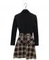 Burberry's BLUE LABEL (バーバリーズ ブルーレーベル) ノバチェックワンピース ブラック サイズ:M：8000円