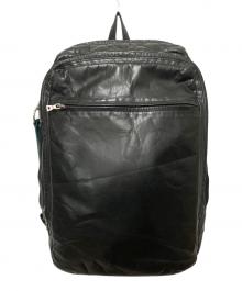 m0851（エム・ゼロ・エイト・ファイブ・ワン）の古着「ANILINE COMPUTER BACKPACK」｜ブラック