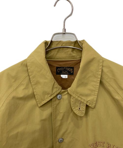 WEST RIDE CYCLE TOGS（ウエストライドサイクルトグス）WEST RIDE CYCLE TOGS (ウエストライドサイクルトグス) ナイロンジャケット ベージュ サイズ:SIZE 40の古着・服飾アイテム
