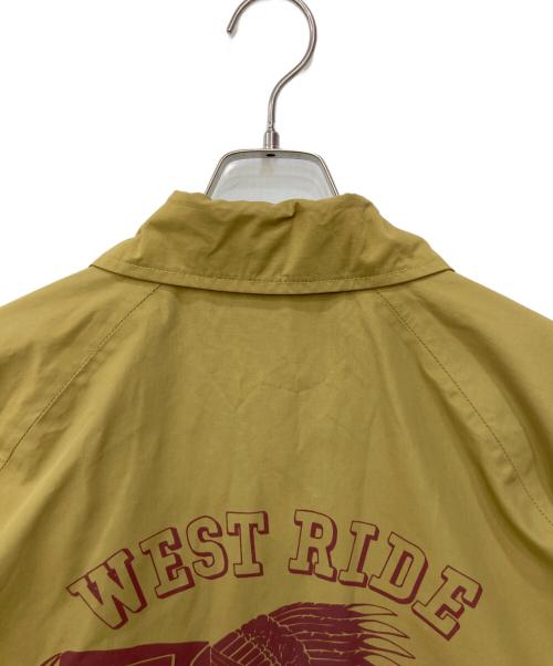 WEST RIDE CYCLE TOGS（ウエストライドサイクルトグス）WEST RIDE CYCLE TOGS (ウエストライドサイクルトグス) ナイロンジャケット ベージュ サイズ:SIZE 40の古着・服飾アイテム