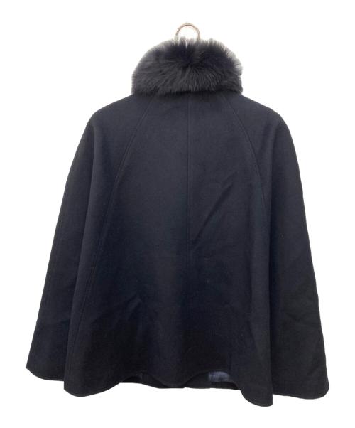 RUIRUE BOUTIQUE（ルイルエブティック）RUIRUE BOUTIQUE (ルイルエブティック) フォックスファーケープ ネイビー サイズ:SMサイズの古着・服飾アイテム
