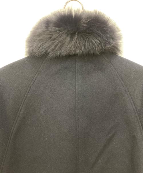 RUIRUE BOUTIQUE（ルイルエブティック）RUIRUE BOUTIQUE (ルイルエブティック) フォックスファーケープ ネイビー サイズ:SMサイズの古着・服飾アイテム
