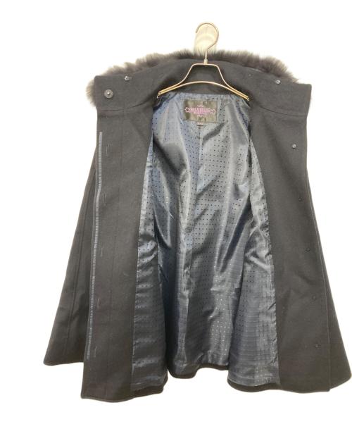 RUIRUE BOUTIQUE（ルイルエブティック）RUIRUE BOUTIQUE (ルイルエブティック) フォックスファーケープ ネイビー サイズ:SMサイズの古着・服飾アイテム