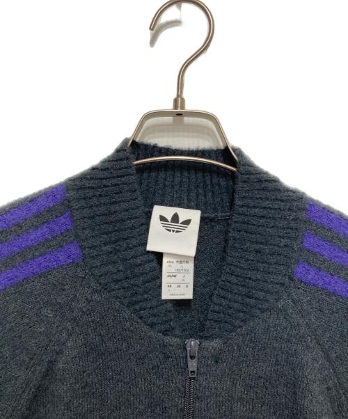 adidas（アディダス）adidas (アディダス) SST トラックトップ ニット グレー サイズ:Lの古着・服飾アイテム