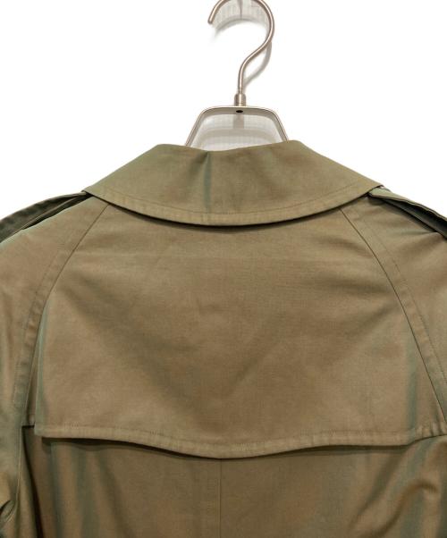 Burberry's（バーバリーズ）Burberry's (バーバリーズ) 裏ノヴァチェック玉虫トレンチコート ベージュ サイズ:SIZE 9の古着・服飾アイテム