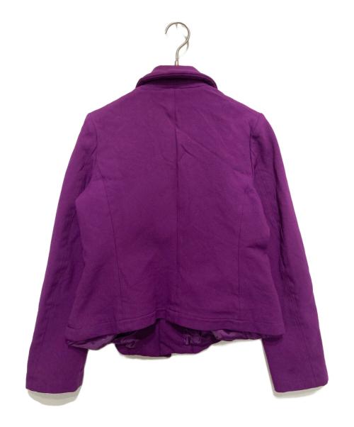 COMME des GARCONS COMME des GARCONS（コムデギャルソン コムデギャルソン）COMME des GARCONS COMME des GARCONS (コムデギャルソン コムデギャルソン) スパンコールリボン丸襟ジャケット サイズ:Mの古着・服飾アイテム
