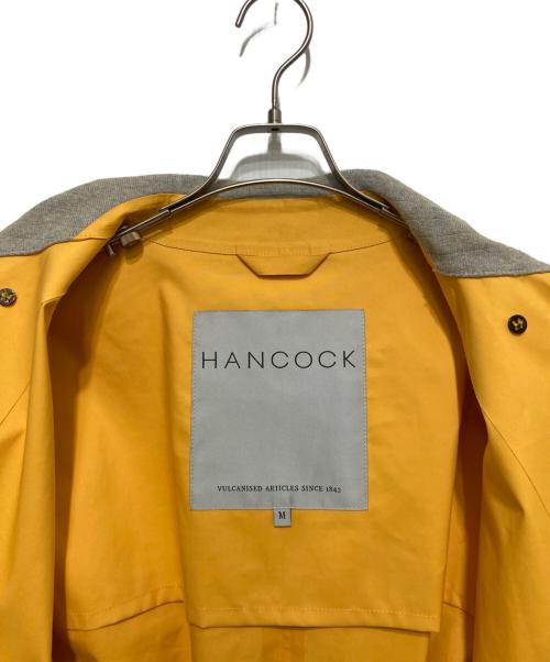 HANCOCK（ハンコック）HANCOCK (ハンコック) ゴム引きステンカラーコート イエロー サイズ:Mの古着・服飾アイテム